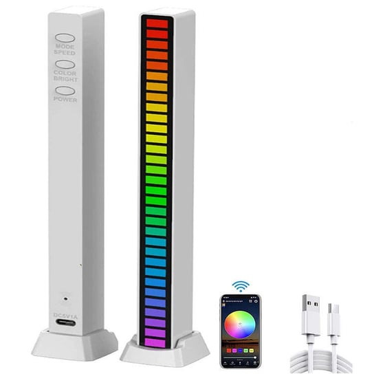 LAMPKA KOLUMNA LED Smart Desk RGB APP BT USB GAME Inna marka