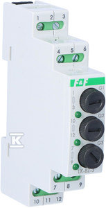 Lampka kontrolna, trójfazowa z zabezpieczeniem (zielona) LK-BZ-3G F&F