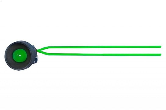 Lampka kontrolna z przewodem fi 10mm 230V zielony F-Elektro
