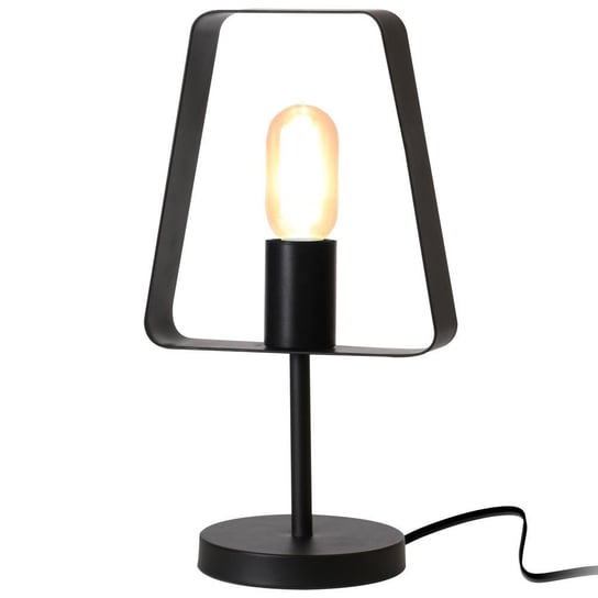 Lampka LAMPA METALOWA czarna nocna stołowa LOFT Home Styling Collection