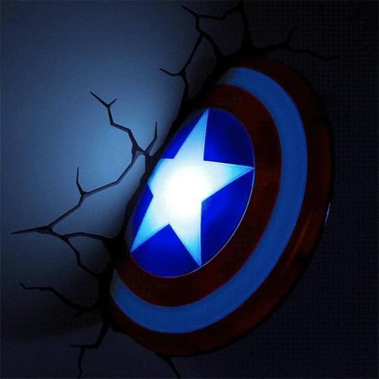 Lampka Marvel Captain America - Tarcza 3D Marvel