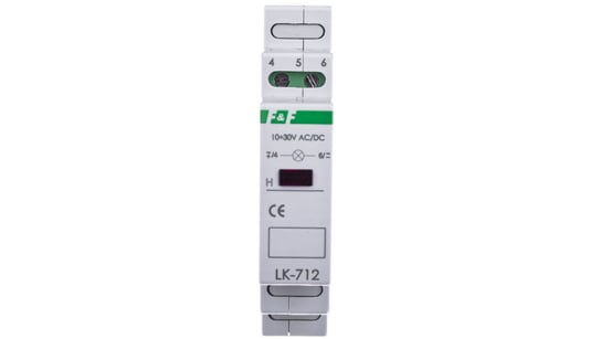 Lampka modułowa czerwony 10-30V AC/DC LK-712R-10-30V F&F