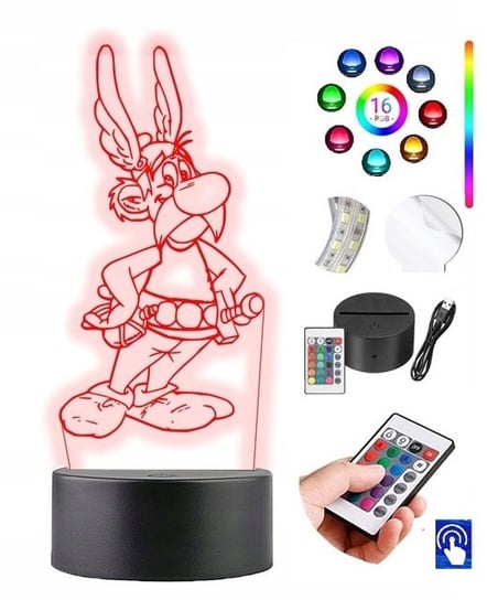 Lampka na biurko Asterix i Obelix 16 LED PLEXIDO Plexido