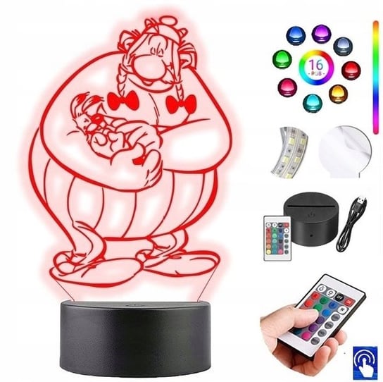 Lampka na biurko Asterix i Obelix 16 LED PLEXIDO Plexido