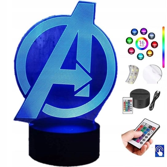 Lampka na biurko Avengers 16 kolorów LED PLEXIDO Plexido