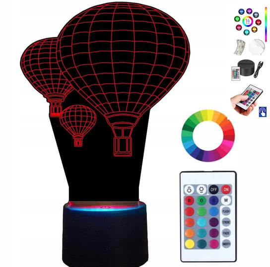 Lampka na biurko Balon Awiata 16kol LED PLEXIDO Plexido