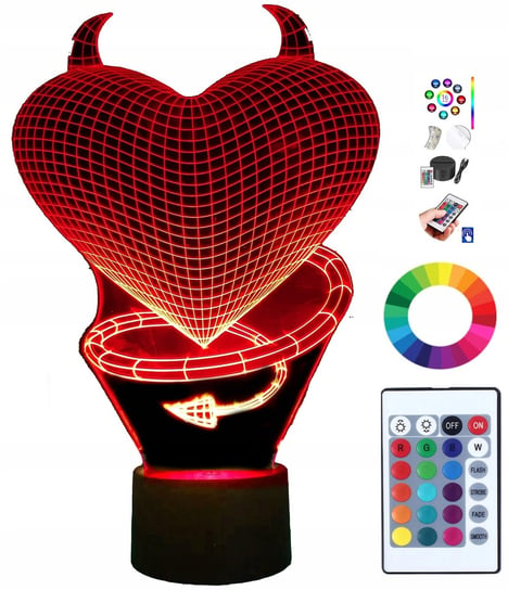Lampka na biurko Diabelska Miłość 16 LED PLEXIDO Plexido