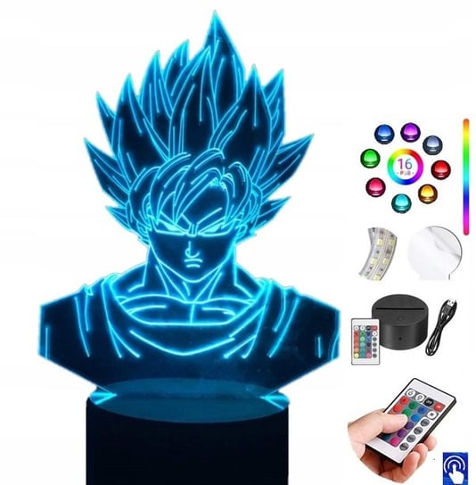 Lampka na biurko Dragon Ball Son Goku LED PLEXIDO Plexido