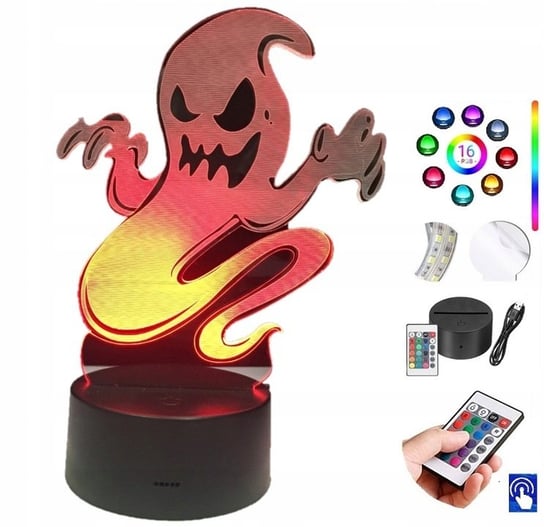Lampka na biurko Duch Zjawa Halloween LED PLEXIDO Plexido