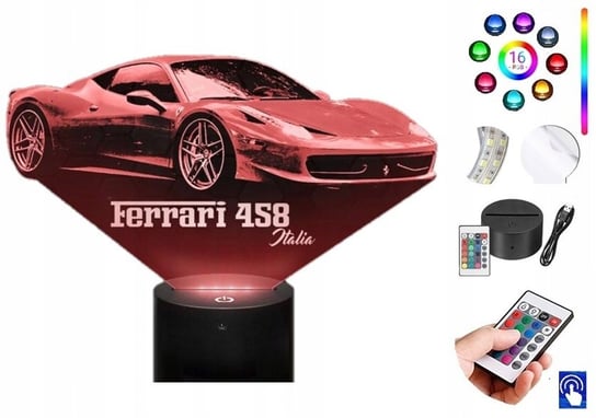 Lampka na biurko Ferrari 16 Kolorów LED PLEXIDO Plexido