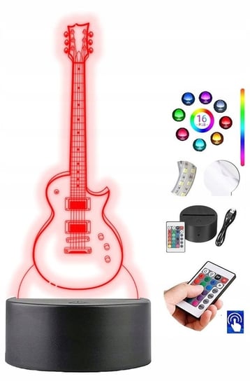 Lampka na biurko Gitara Elektryczna 16 LED PLEXIDO Plexido