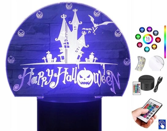 Lampka na biurko Halloween 16 Kolorów LED PLEXIDO Plexido