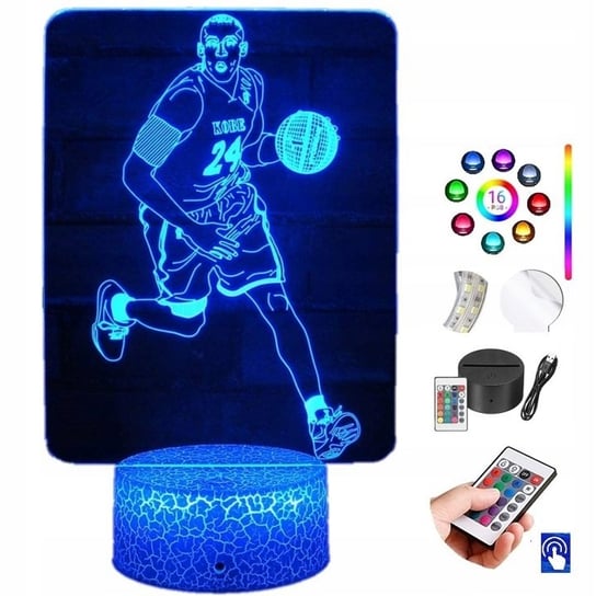 Lampka na biurko Koszykarz Kobe Bryant LED PLEXIDO Plexido
