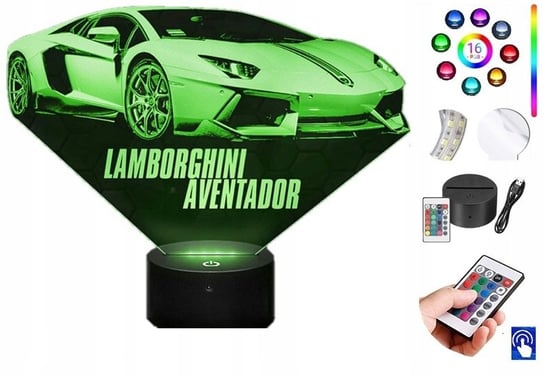 Lampka na biurko Lamborghini 16KolorĂłw LED PLEXIDO Plexido