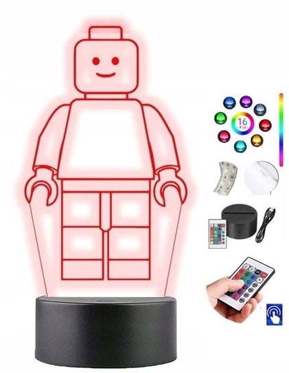 Lampka na biurko Lego Przygoda 16kol. LED PLEXIDO Plexido