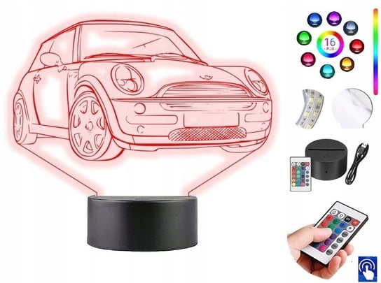 Lampka na biurko Mini Cooper 16kolorów LED PLEXIDO Plexido