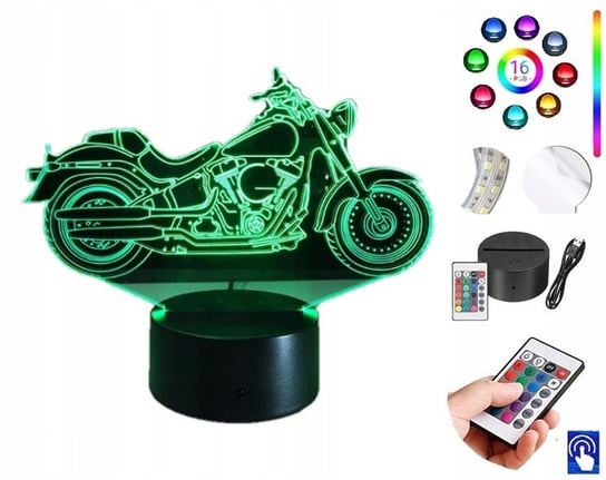 Lampka na biurko Motor Motocykl 16kol LED PLEXIDO Plexido
