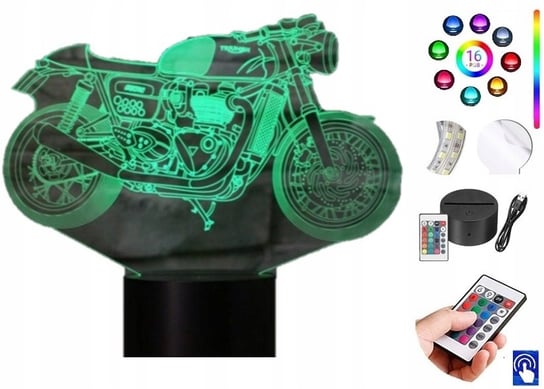 Lampka na biurko Motor Motocykl 16kol LED PLEXIDO Plexido