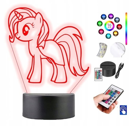 Lampka na biurko My Little Pony 16kol LED PLEXIDO Plexido
