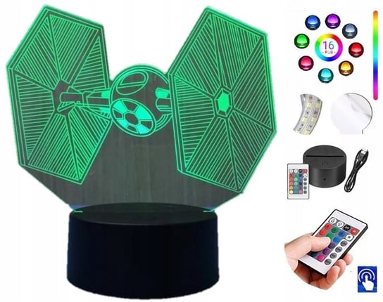 Lampka na biurko Myśliwiec Star Wars LED PLEXIDO Plexido