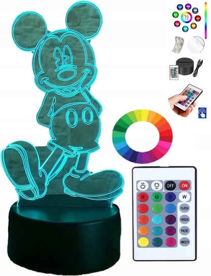 Lampka na biurko Myszka Miki Disney 16 LED PLEXIDO Plexido