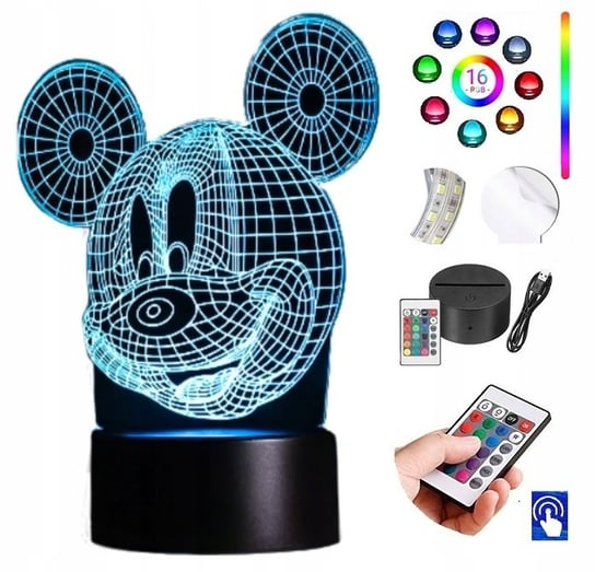 Lampka na biurko Myszka Miki Disney 16 LED PLEXIDO Plexido