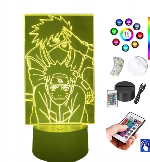Lampka na biurko Naruto Anime 16kol. LED PLEXIDO Plexido