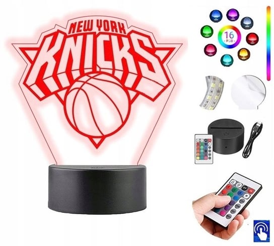 Lampka na biurko New York Knicks NBA LED PLEXIDO Plexido