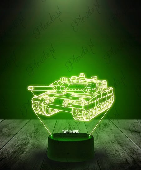 Lampka Na Biurko Nocna World Of Tanks Czołg Led Plexido Plexido