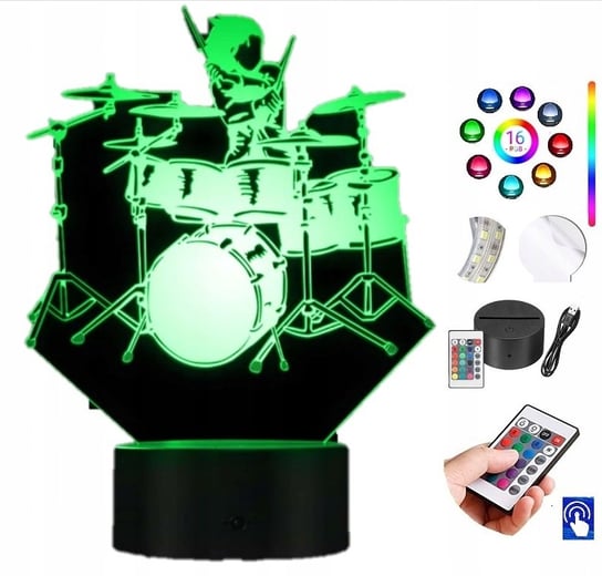 Lampka na biurko Perkusja 16 kolorów LED PLEXIDO Plexido