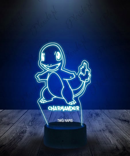 Lampka Na Biurko Pokemon Charmander Led Plexido Plexido
