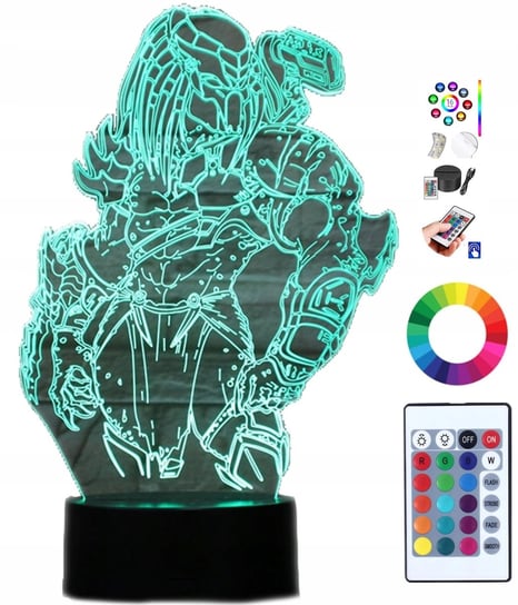 Lampka na biurko Predator 16 kolorów LED PLEXIDO Plexido