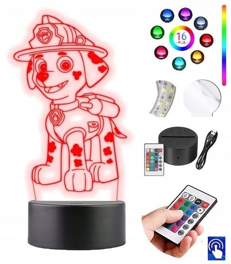 Lampka na biurko Psi Patrol Marshall LED PLEXIDO Plexido