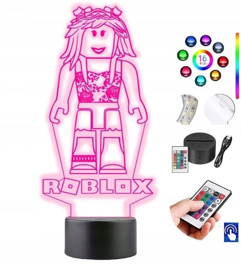 Lampka na biurko Roblox 16 kolorów LED PLEXIDO Plexido