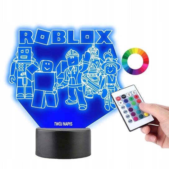 Lampka na biurko Roblox 16 Kolorów LED PLEXIDO Plexido