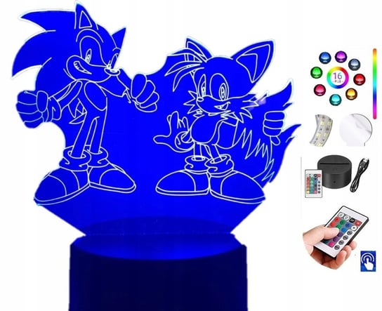 Lampka na biurko Sonic Błyskawica 16k. LED PLEXIDO Plexido