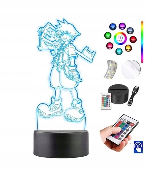 Lampka na biurko Sora Kingdom Hearts LED PLEXIDO Plexido