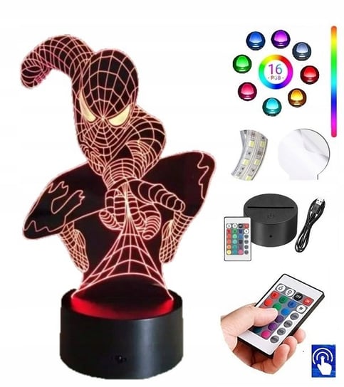 Lampka na biurko Spider-Man Marvel 16 kol. PLEXIDO Plexido