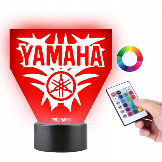 Lampka na Biurko Statuetka 3D Led Yamaha Logo Plexido