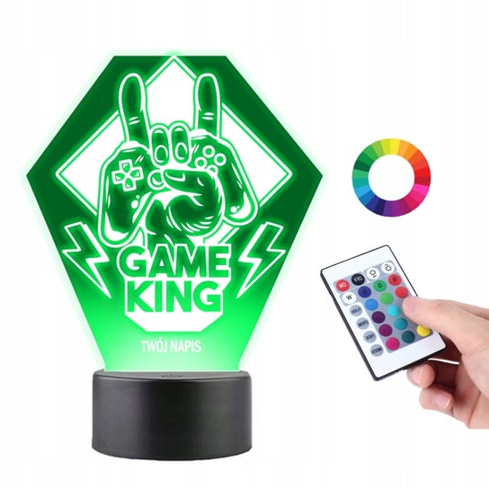 Lampka na Biurko Statuetka dla Gracza Game King Plexido