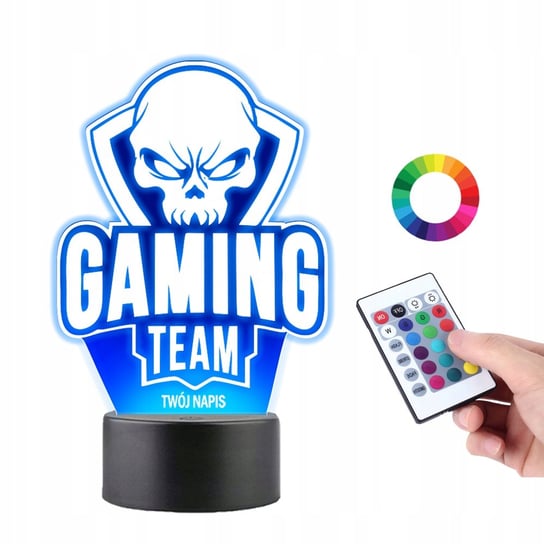 Lampka na Biurko Statuetka dla Gracza Gaming Team Plexido