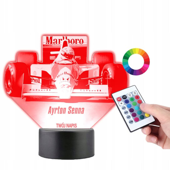 Lampka na Biurko Statuetka Formuła 1 Ayrton Senna Plexido