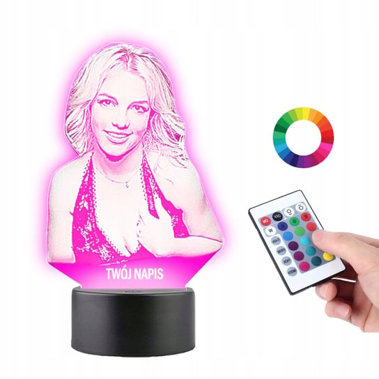 Lampka na Biurko Statuetka Led Britney Spears Pop Plexido