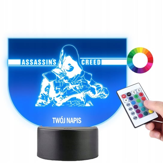 Lampka na Biurko Statuetka Led Gaming Gra Postać z Assassin's Creed Plexido Plexido