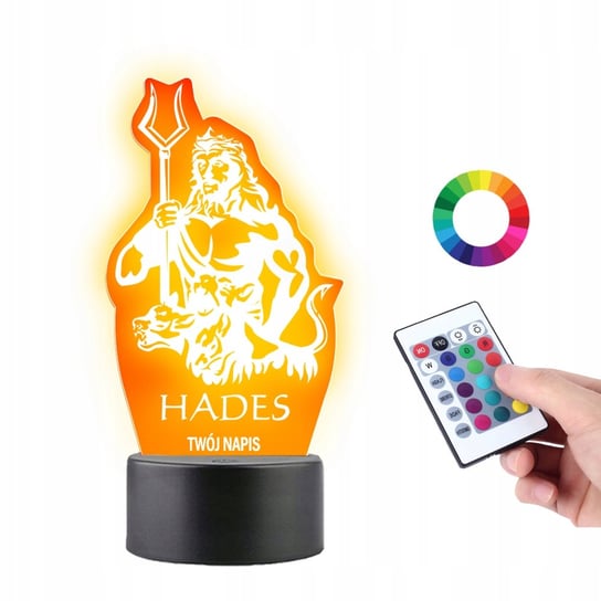 Lampka na Biurko Statuetka Led Mitologia Hades Plexido