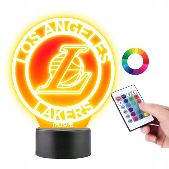 Lampka na Biurko Statuetka Los Angeles Lakers Nba Plexido