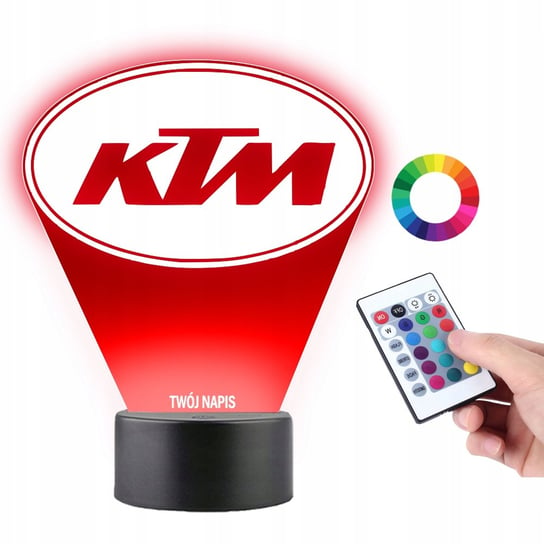 Lampka na Biurko Statuetka Motor KTM Logo Plexido
