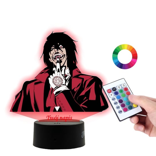 Lampka Na Biurko UV Alucard Hellsing Anime PLEXIDO Plexido