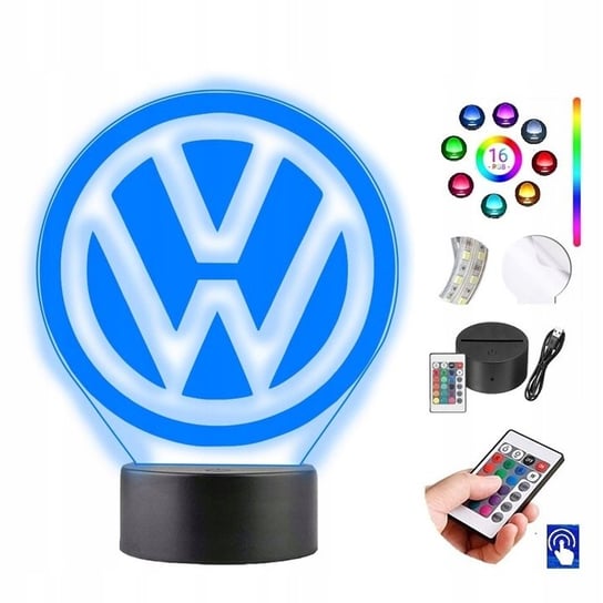 Lampka na biurko Volkswagen Logo 16kol LED PLEXIDO Plexido