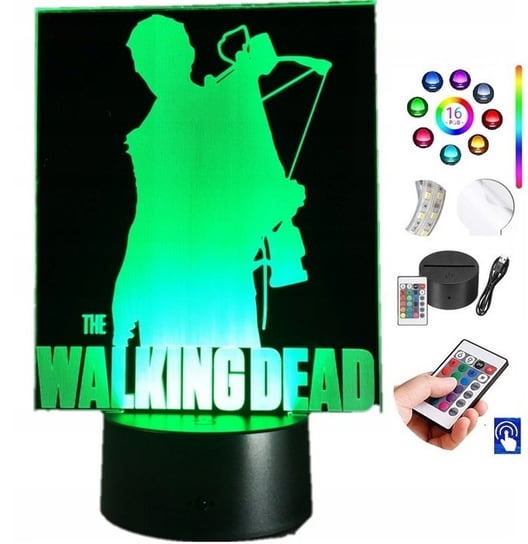 Lampka Na Biurko Walking Dead 16 Kolorów Led Plexido Plexido